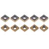 10pcs CNC Carbide Tips Inserts Blade Cutter Lathe Turning Tool With Box