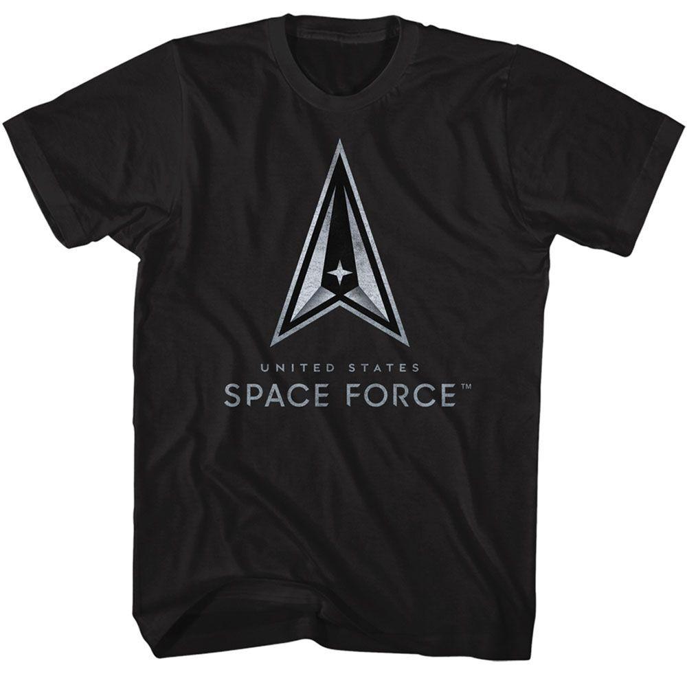 US Space Force Gradient Black Brands Shirt XL