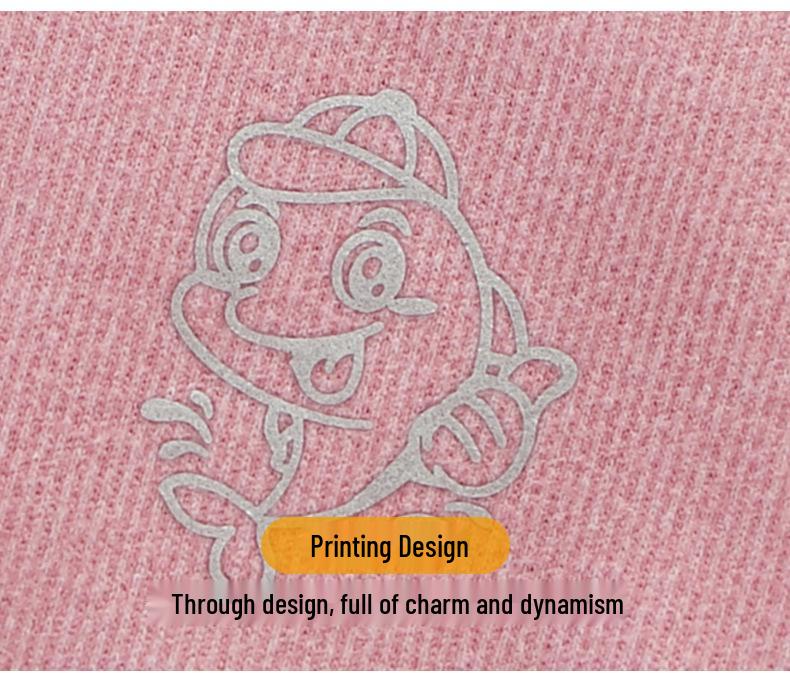 Children's Brushed Collar Underwear Set - Boys and Girls Warm Solid Color Autumn/Winter Pajamas