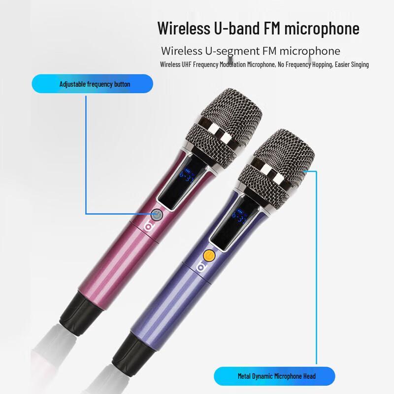 Bede BD-H1288 Portable Karaoke Trolley Speaker CN plug (adapter included)