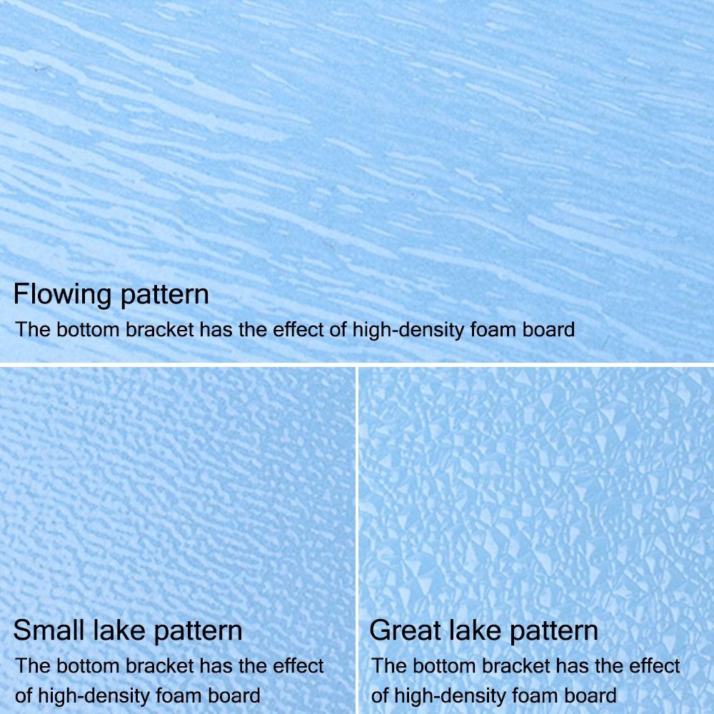 Transparent Blue Simulation Water Grain Sticker Paper Sand Table Making Sand Table