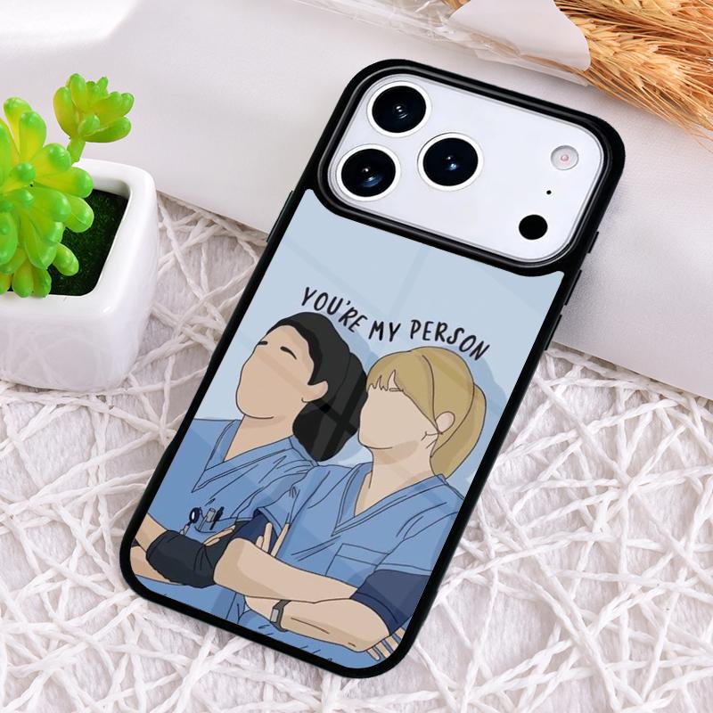 Greys Anatomy You are my person soft Phone Case for iPhone 17 Air 16 15 11 12 14 13 Pro Max Shockproof Cover