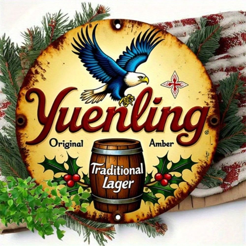 

Vintage Metal Poster for Wall, Retro Beer Sign for Bar Decor