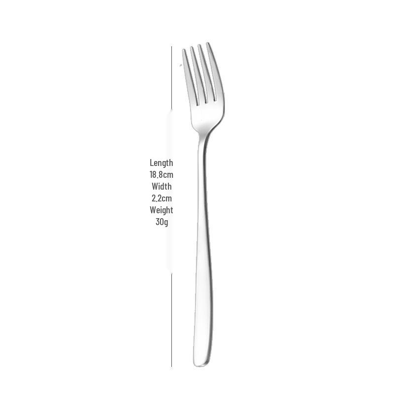 304 Stainless Steel Cutlery Set: Fork, Spoon, and Children's Feeding Spoon. Ideal for Dining, Drinking Soup, and Eating Noodles.