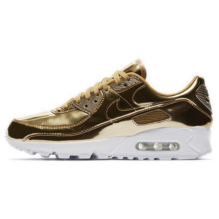 

Кроссовки Nike Air Max 90 Металлик Золотой (2020) (Женский)(CQ6639-700) 42