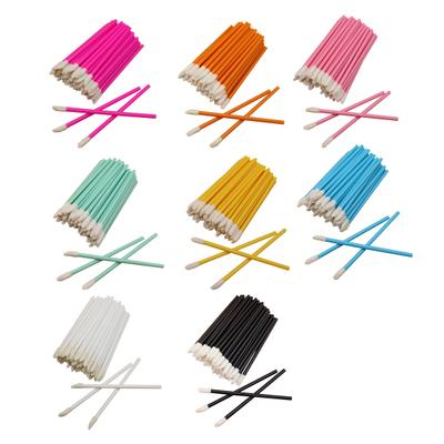 50Pcs Lip Brush Lipstick Disposable Gloss Wands Applicator Stick Makeup Tool
