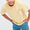 Uniqlo X Spy Family SS22 Cartoon Letter Print Crew Neck T-Shirt Men Tops Yellow 451868-41