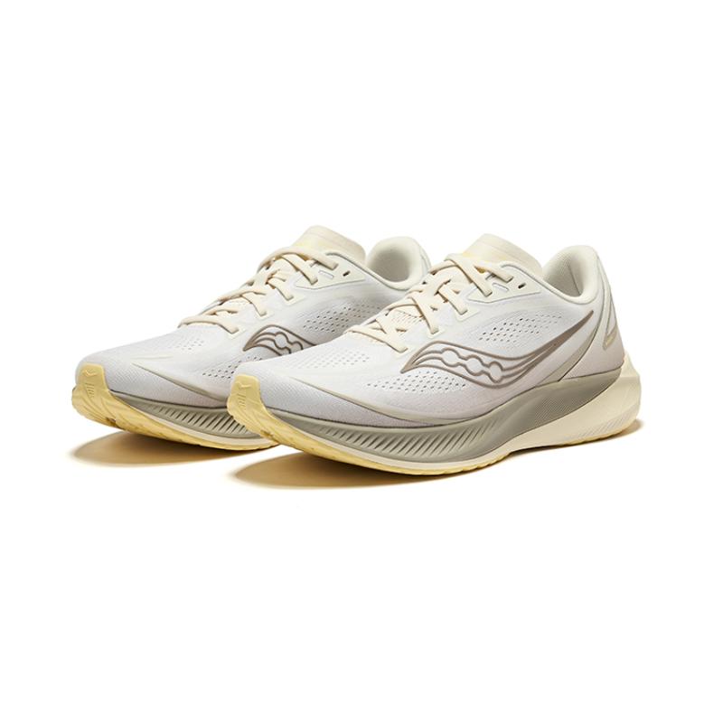 Saucony Low-Top Lightweight Training Cushioning Running Shoes Men's Beige Coffee Saucony S28214-3