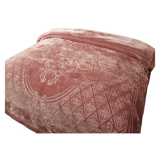 Flannel Blanket Thickened Floral Printing Double-layered Warmth Retention Easy Care Machine Washable Maximum Comfort Reversible Extra Large Blanket