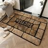 Soft Absorbent Non-Slip Rug Stone Welcome Floor Mat Home Decor Doormat Bedroom Floor Mat Shower Carpet
