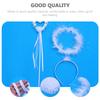 1Set Angel Wings with Headdress Girl Angel Dress for Kids Party Costume Cosplay Fairy Prop for Birthday