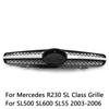 Front Bumper Grill Grille Fit Mercedes R230 SL500 SL600 2003-2006 1 Fin Star