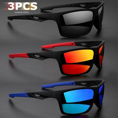 2025 New Sports Polarized Sunglasses Wraparound Design Multicolor Coated Lenses Unisex UV Protection for Driving Fishing Durable
