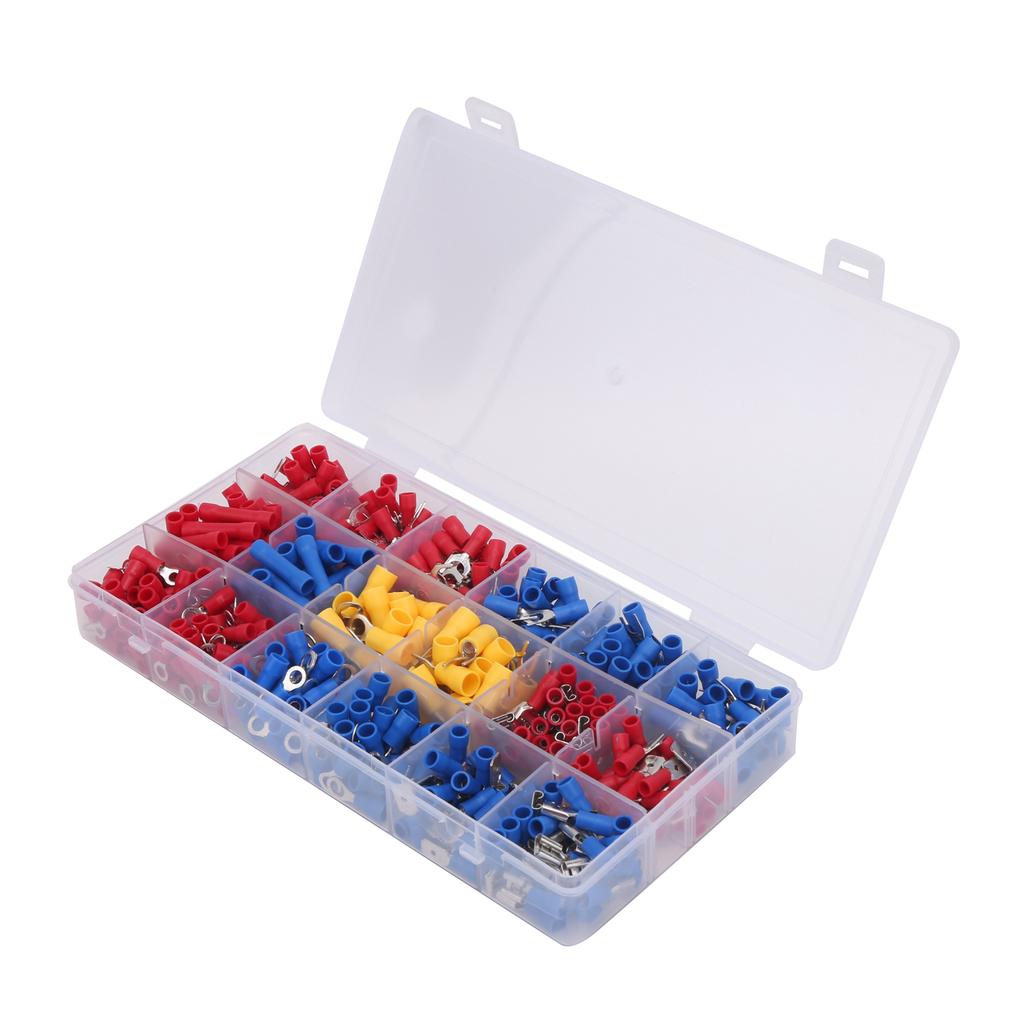 520Pcs Wire Connector Kit Cold Pressed Terminal Set Electrical Industrial Supplies
