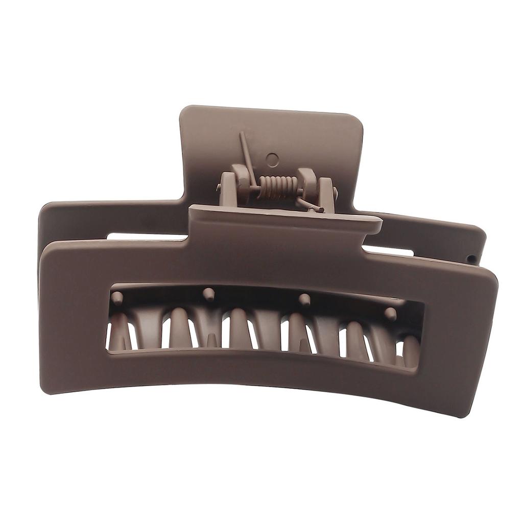 1-4PCS Classic Cream Grab Clip Female Frosted Clip Headdress Premium Feeling Large Shark Clip Hair Grip