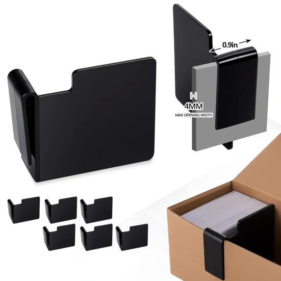 Mini Card Box Divider Trading Card Box Divider Card Collection Organizer Divider for Gaming Baseball Cards Storage