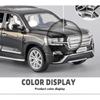 Miniaturen 1/32 Toyota Land Cruiser Legierung Off Road Diecast Modell Sound Licht Pull Back Spielzeug Schreibtisch Fahrzeugmodell Ornamente Geschenk