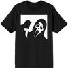Bioworld Ghostface Black and Men's White Black Graphic Tee