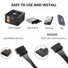 4Pin Hard Drive Power Cable 1 Male To 3/4/5/6 Female Splitter Adapter SATA Power Hard Disk Extension for DIY PC Sever