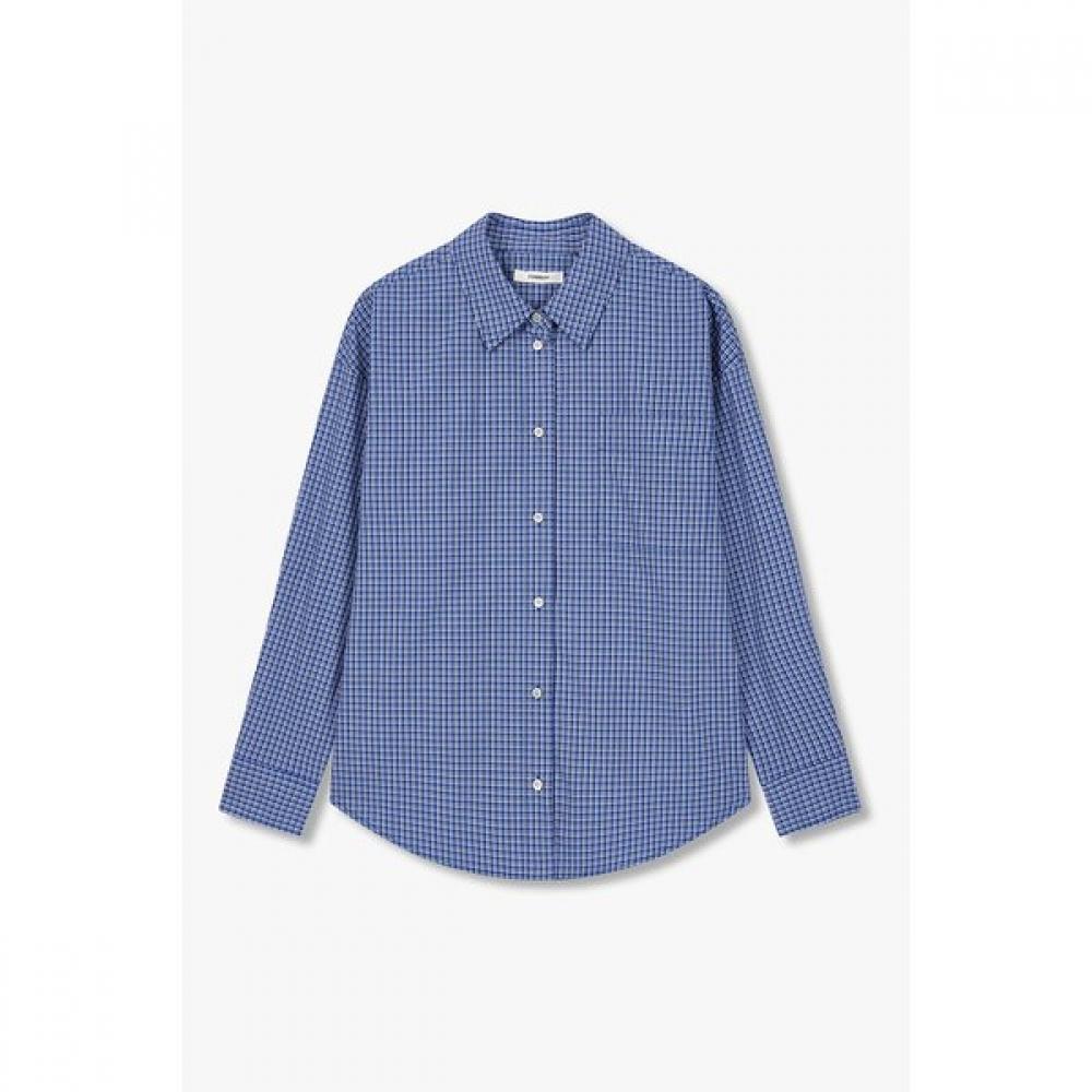 

Studio Tomboy Square Pocket Check Shirt 9106221201ar 51 (blue)/One size