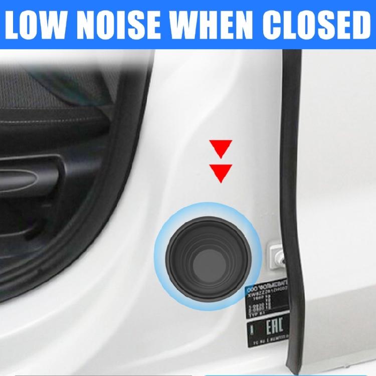 Set aus 4 Silikon-Türpuffern, Türstopper-Puffer-Set, bietet einfache Installation & zuverlässigen Schutz für gefährdete Bereiche