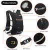 Hiking Backpack Waterproof Lightweight Travel Backpacks for Men Women Packable Sports Backpack with Water Bladder for Riding