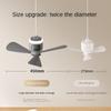 Remote Control Large Size Ceiling Fan USB Wireless Cooling Fan 12000\8000mAh Portable LED Night Light Camping Fan Ceiling Fan