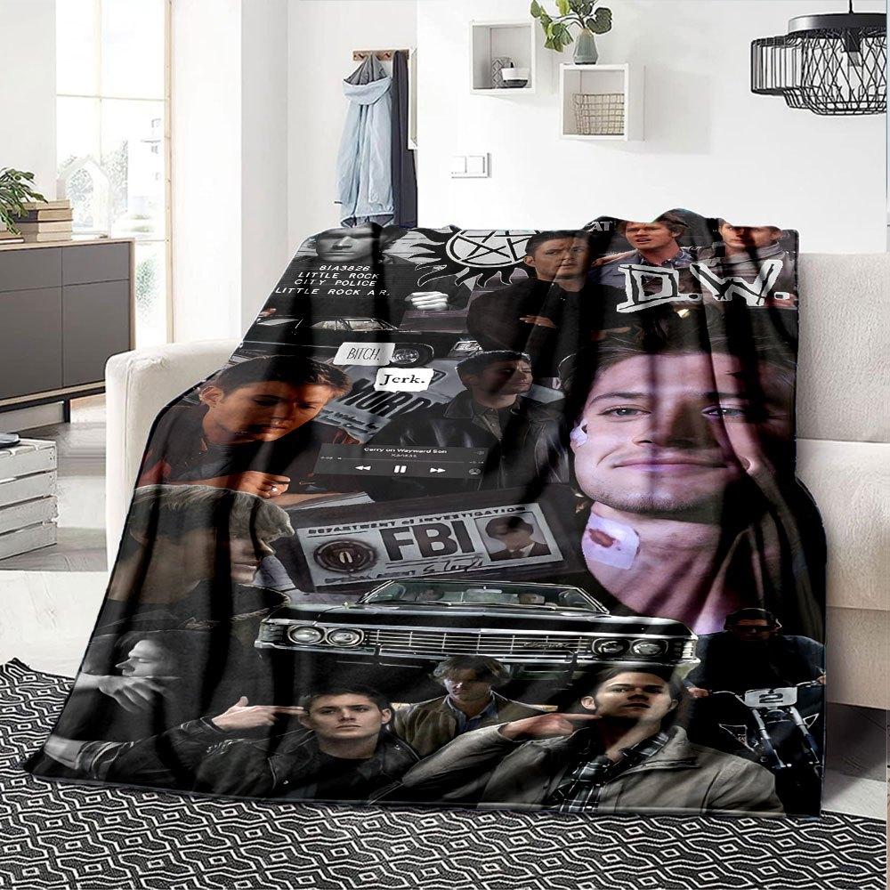 1pc Supernatural 25 Blanket Soft Warm Throw for Home, Office, Travel All Season Cozy Bedding Gift, Office Cozy Accessory