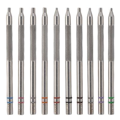 10Pcs Watch Hand Presser Stainless Steel Accuracy Adjustment Watch Hand Pusher Fitting Set for Adjusting and Maintaining