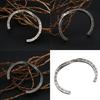 Simple Nordic Rune Bracelet Nordic Inspired Rune Open Cuff Bracelet for Men Stainless Steel Designs Bangle