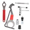 7Pcs Multifunctional Bicycle Flywheel Removal Kit Chain Wheel Tool Set Bike Repair Tool(Levier De
