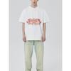 Weißes T-Shirt mit Slayer Prey Text Grafikdesign für Casual Streetwear Style