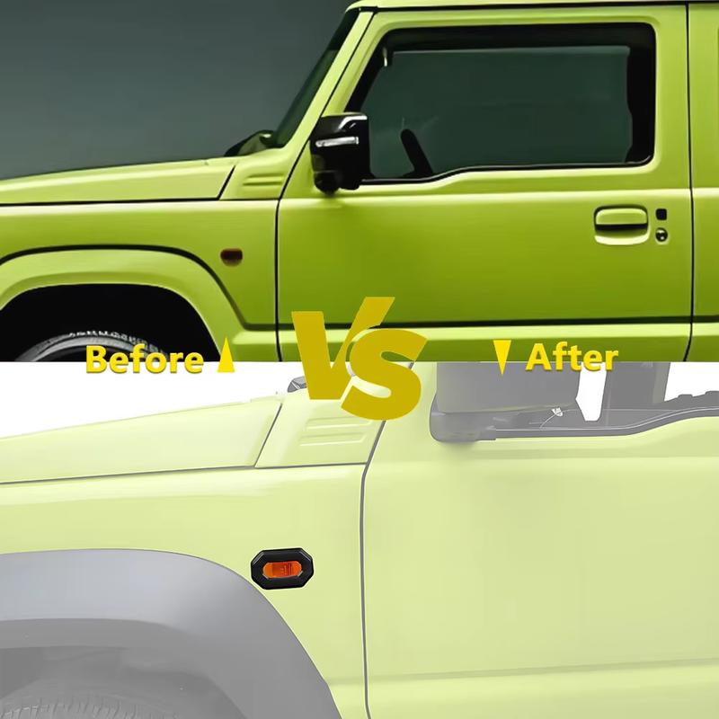 Side Fender Turn Signal Light Cover Trim for Suzuki Jimny JB64 JB74 JB74W XL GL -2026 Car Lamp Decoration Parts Accessories