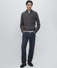 Masimodutti Long Sleeve Textured Pique Polo Shirt