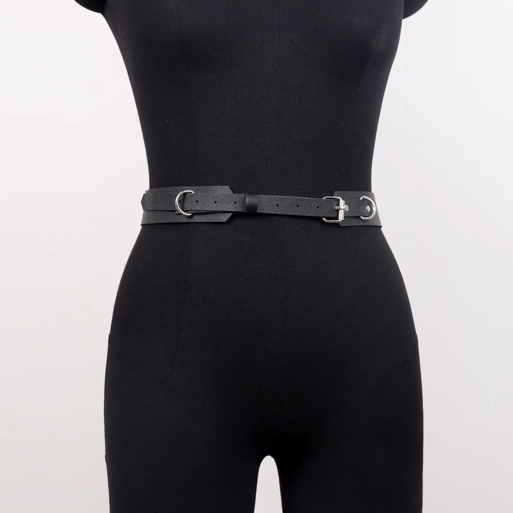 Women Leather Handcuffs Sex Bondage Wrist Cuffs Behind  Kit Adjustable Waist Strap Adult SM Game Erotic Sex Toy for Couples