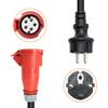 New Energy Electric Vehicle Industrial To Schuko Plug Adapter