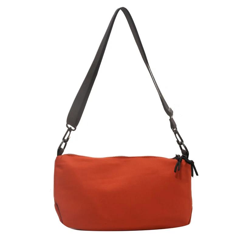 

Нейлоновая повседневная сумка через плечо женская маленькая сумка спортивная женская сумка через плечо кошелек и сумочка женская дизайнерская сумка one size оранжевый