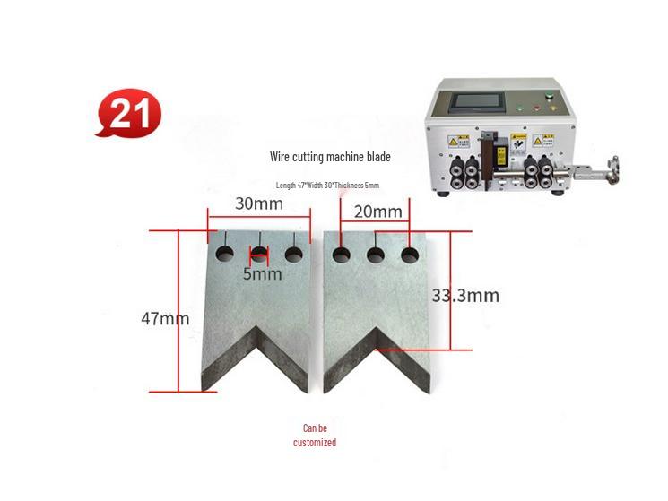Tungsten Steel Blade for Automatic Wire Cutting and Stripping Machine