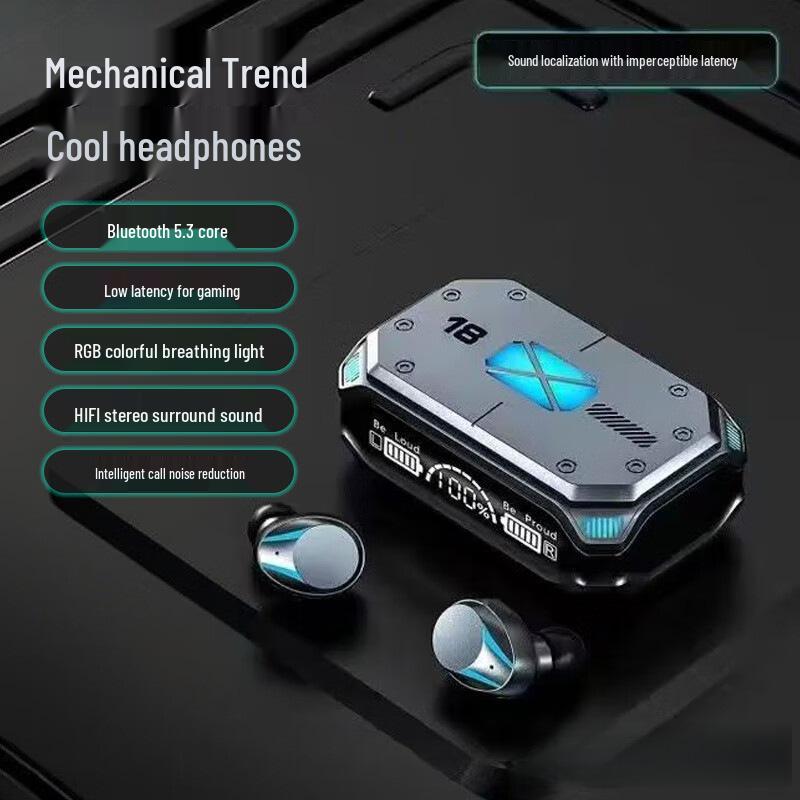 M41 True Wireless Bluetooth Gaming Earbuds - Noise Cancelling, Long Battery, High Sound Quality