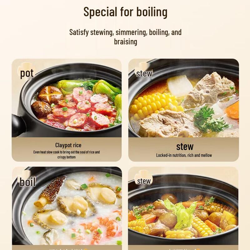 Supor 4.5L High-Temperature Ceramic Stew Pot