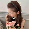 Non-slip Toothed Rhinestone Hair Hoops Elastic Comfortable Headbands Fashion Hair Accessories for Women Wedding Bridal