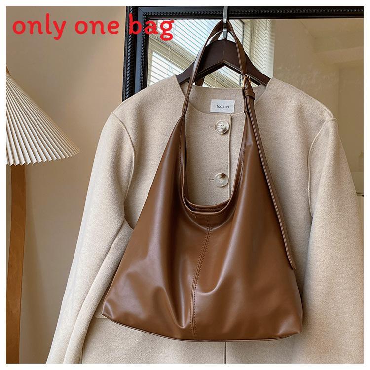 Pu Large Capacity Tote Bag For Women With Zipper Closure And Casual Street Style