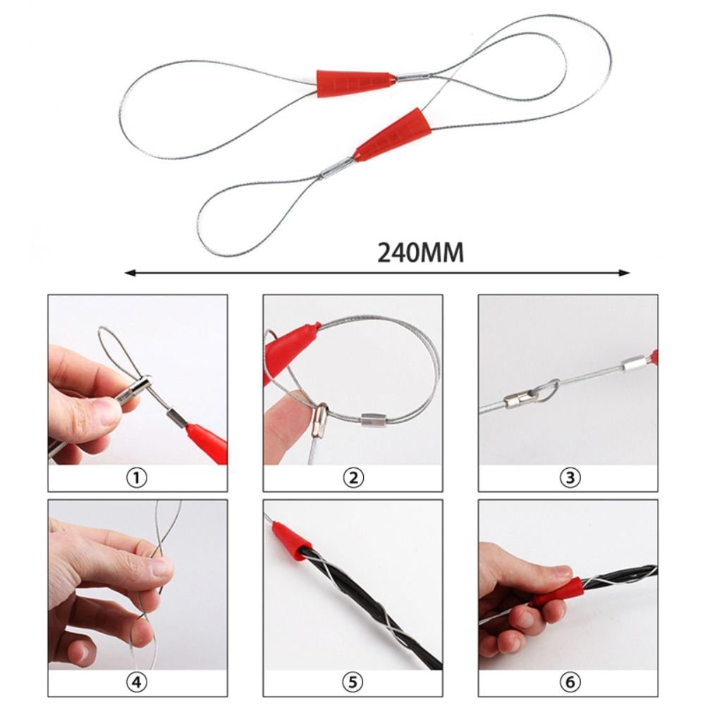 Durable Wire Traction Wire Puller Accessories Cable Tightener Cable Puller Fastening Wire Grip Fish Tape Fastener