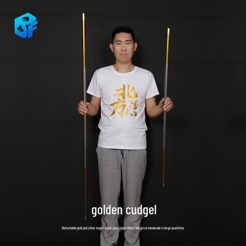 Northern Magic Gundam Telescopic Ruyi Jingu Bang Stage Prop with Silk Scarf