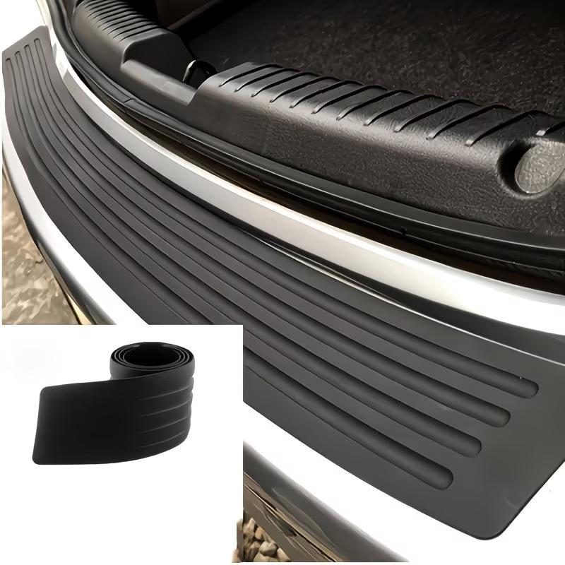 Universal Car Trunk Door Sill Plate Protector Rear Bumper Guard Rubber Mouldings Pad Trim Cover Strip Car Accessories