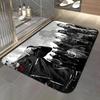 show T-The Walking Dead Floor Mat Soft Flannel Entrance Door Mat Non Slip Absorbent Bathroom Bedroom Floor Rug