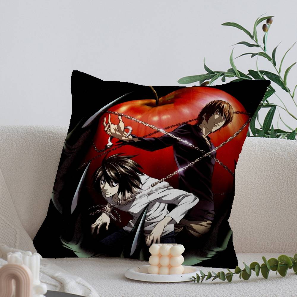 Anime Death Note Stitch Lucky Dragon Pillow Cover Sofa Cushion Cover Home Room Decoration Children Gift