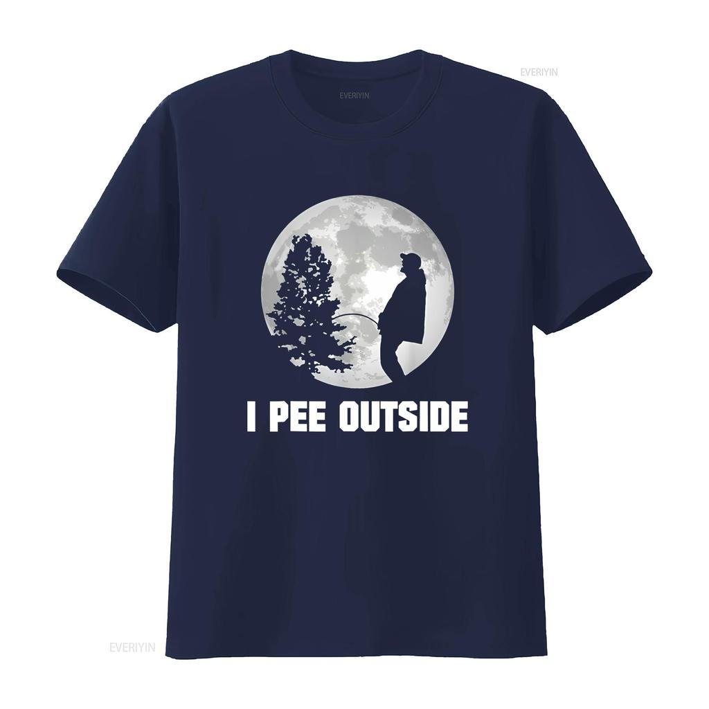 I Pee Outside Love Peeing Funny Camping T Shirt vintage Washed Stylish Breathable Comfortable Versatile graphic homme Soft