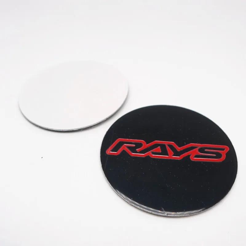 4 pezzi 45mm 50mm Tappi Centrali Cerchi Rays Volk Racing Adesivo Emblema Distintivo Mozzo Cerchi Auto
