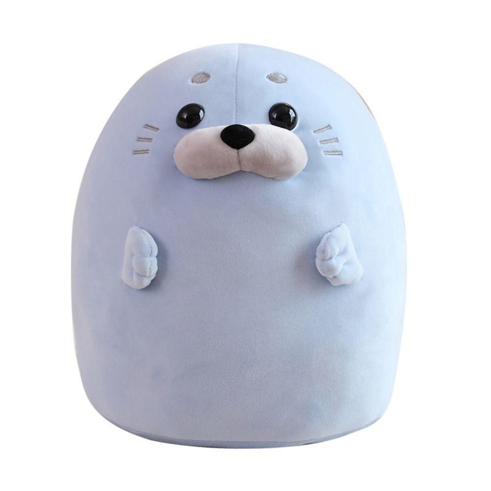 Soft Plush Seal Sleep Pillow Mochi Stuffed Animal Toy Anime Seal Plush Doll Kids Gifts